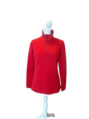 LUHTA  Halssila Shirt Stretchy Midweight Base Layer Womens Medium NWOT Red